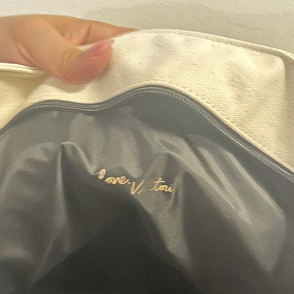 NWT VICTORIAS SECRET TOTE Canvas Bag - Picture 7 of 11